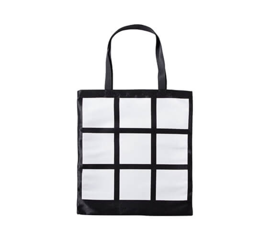 9 Panel photo tote bag