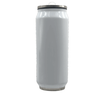 Sub Stainless Steel 400ml Can White