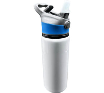 Blue Aluminum Quick Spout Bottle