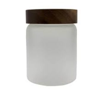 650ml Frosted glass Jar