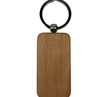 Engraving Wood Keyring Small Rectangle