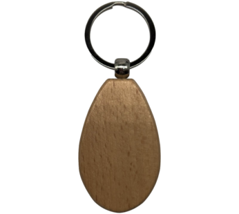 Engraving Wood Keyring Teardrop