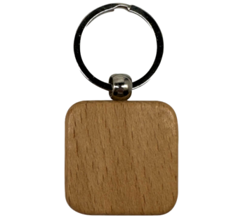 Engraving Wood Keyring Square