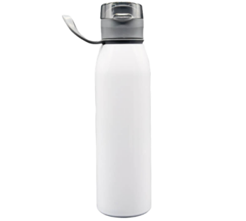 600ml Single Wall S/Steel Aqua Slim Water Bottle