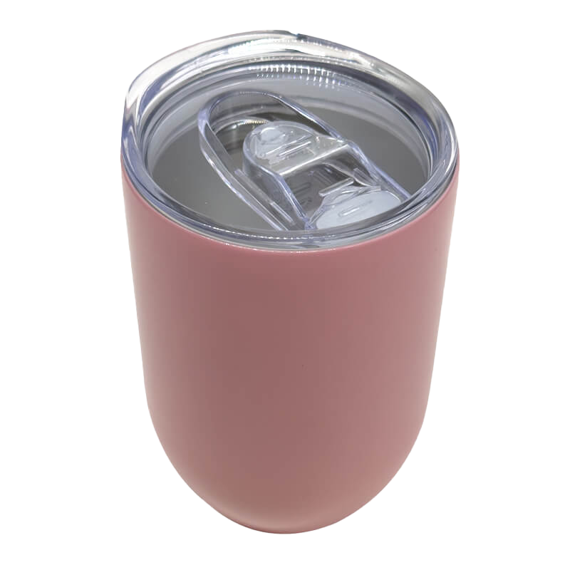 12oz Pink S/Steel Gin Tumbler