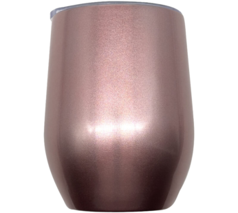 12oz Rose Gold S/Steel Wine Tumbler