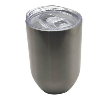 12oz Silver S/Steel Gin Tumbler