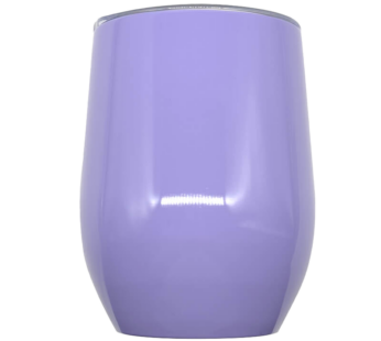 12oz Purple S/Steel Wine Tumbler