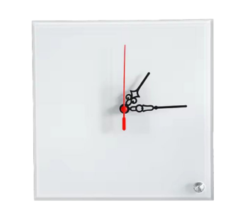 Sublimation glass square wall clock