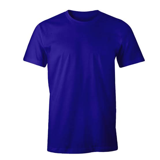 Polyester T-Shirt Medium Royal Blue