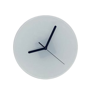 Sublimation glass round wall clock
