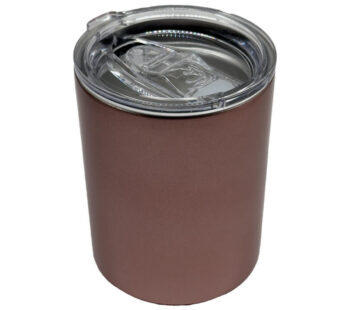 12oz Rose Gold Stainless Steel Whiskey Tumbler