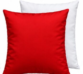 Pillowcase with pillow white-red 34x34cm