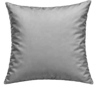 Pillowcase With Pillow Silver 34x34cm