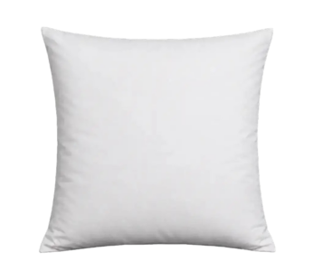 Pillowcase with Pillow white-white 34x34cm